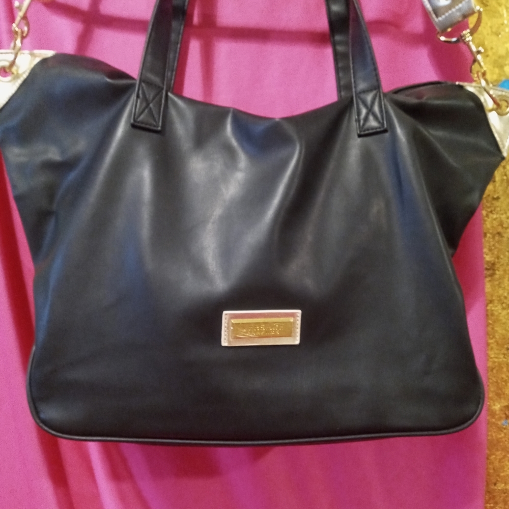 Versace, 14 1/2" W x 13 1/2"L, black and gold